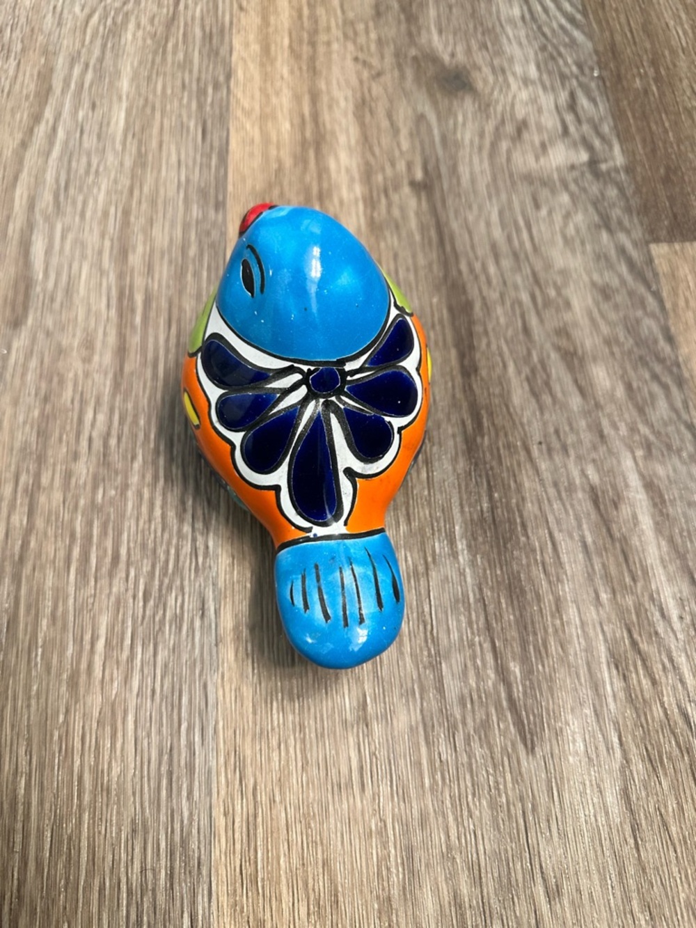 Mexican Talavera Hand-Painted Pottery Ceramic Decorative Bird - Picture 4 of 5